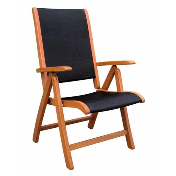 International Caravan TT-PC-027 and 2CH Royal Tahiti Outdoor Wood 5-Position Folding, 2PK TT-PC-027/2CH - main
